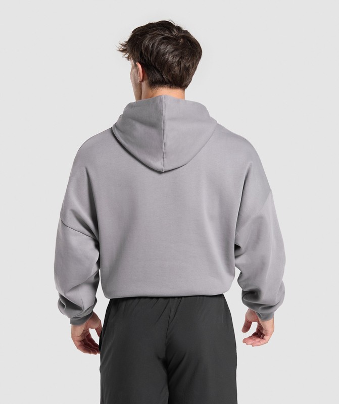 Gymshark 2012 Lifting Hoodie Medium Grey | 36052PAVR