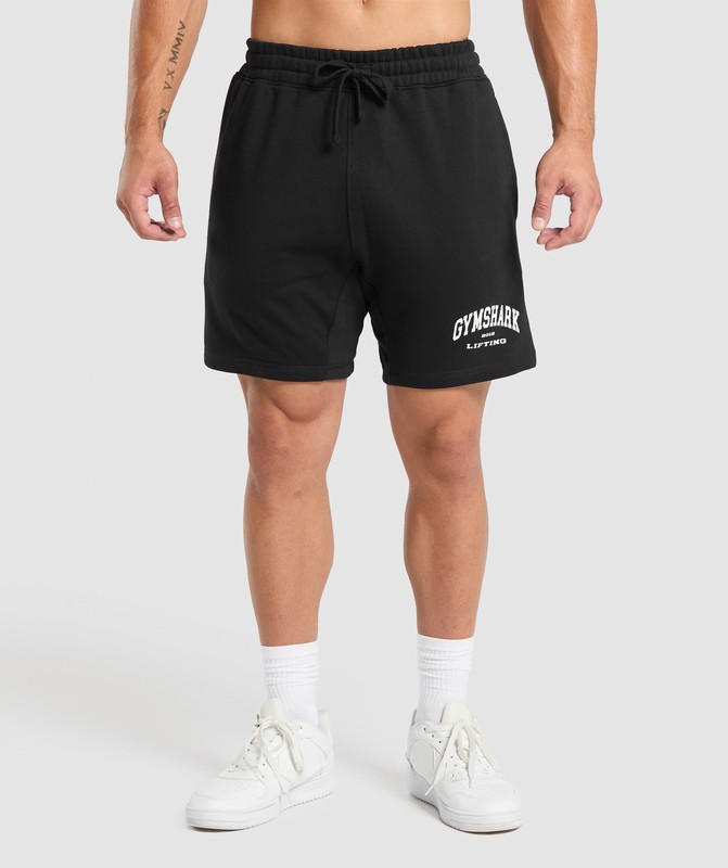 Gymshark 2012 Lifting Shorts Black | 60759DEHQ
