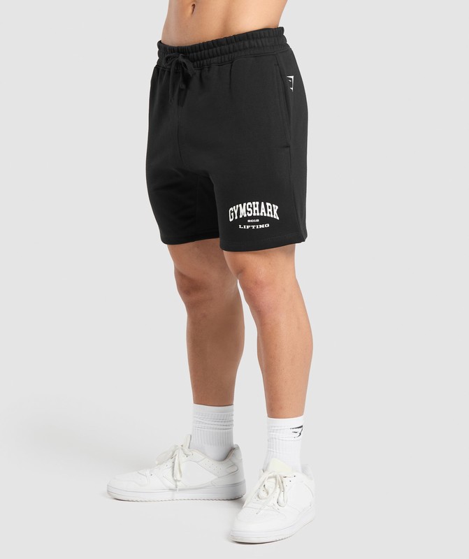 Gymshark 2012 Lifting Shorts Black | 60759DEHQ