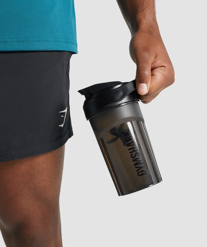 Gymshark 400ml Shaker Bottle Black | 69305EWHI