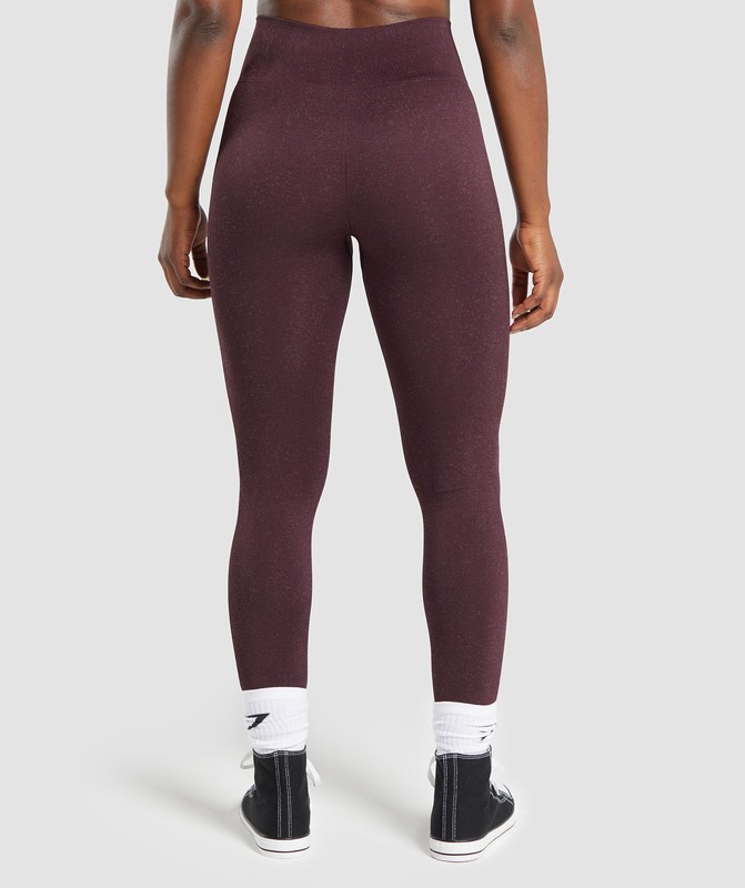 Gymshark Adapt Fleck Seamless Leggings Depth Purple / Steel Purple | 06794VOGY