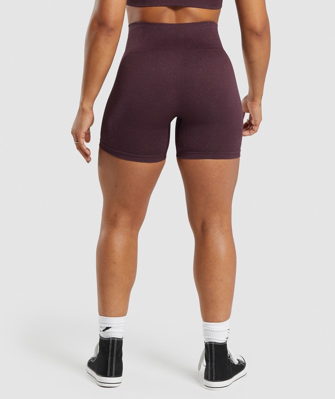 Gymshark Adapt Fleck Seamless Shorts Depth Purple / Steel Purple | 28506AMCQ