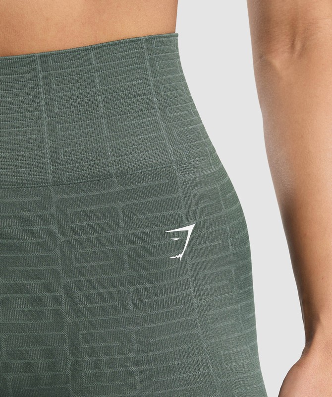 Gymshark Adapt Monogram Seamless Legging Slate Teal / Cargo Teal | 10872XYTS