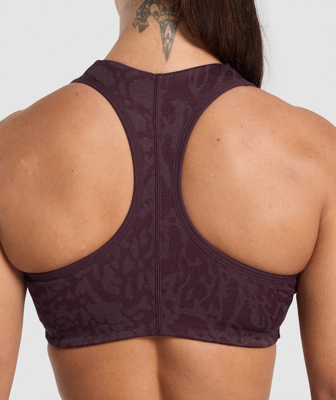 Gymshark Adapt Safari Seamless Bralette Depth Purple / Greyed Purple | 47105BLAV