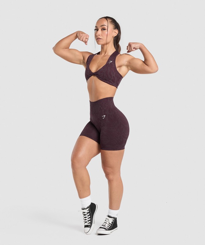 Gymshark Adapt Safari Seamless Bralette Depth Purple / Greyed Purple | 47105BLAV