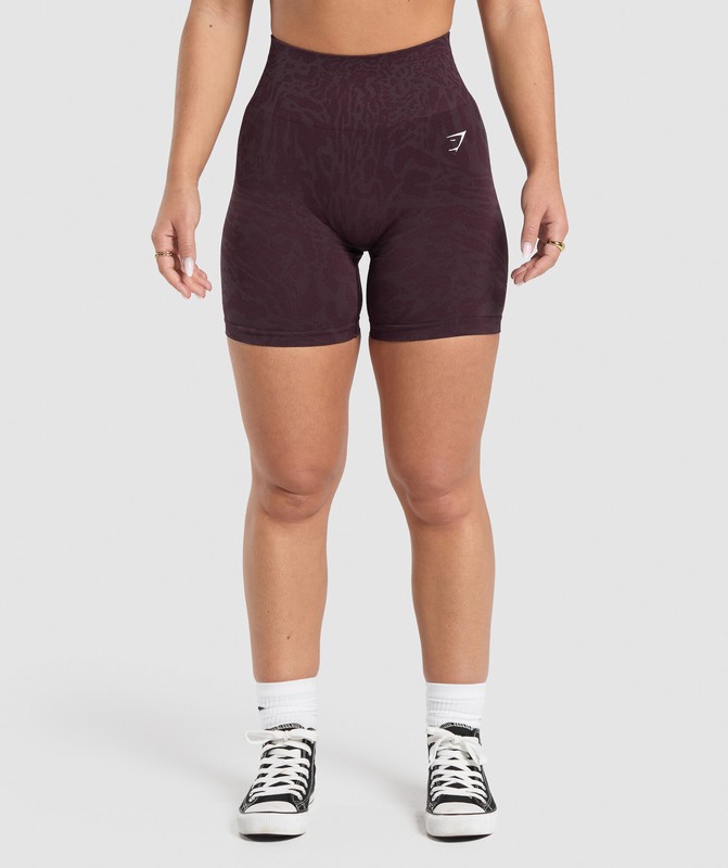 Gymshark Adapt Safari Seamless Shorts Depth Purple / Greyed Purple | 01694WUZY