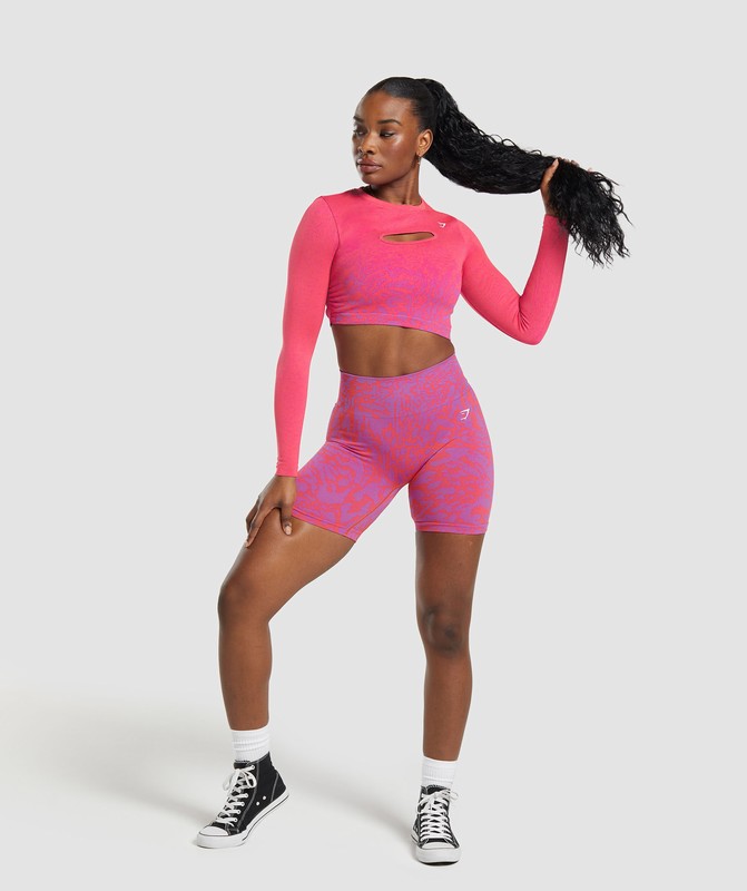 Gymshark Adapt Safari Tight Short Shelly Pink / Fly Coral | 17396YQFU