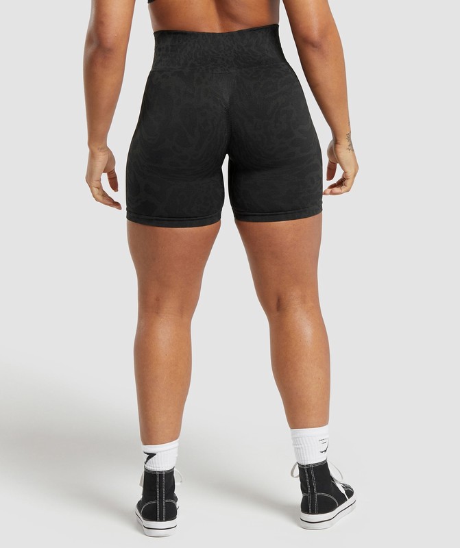 Gymshark Adapt Safari Tight Shorts Black / Asphalt Grey | 79356RTGO
