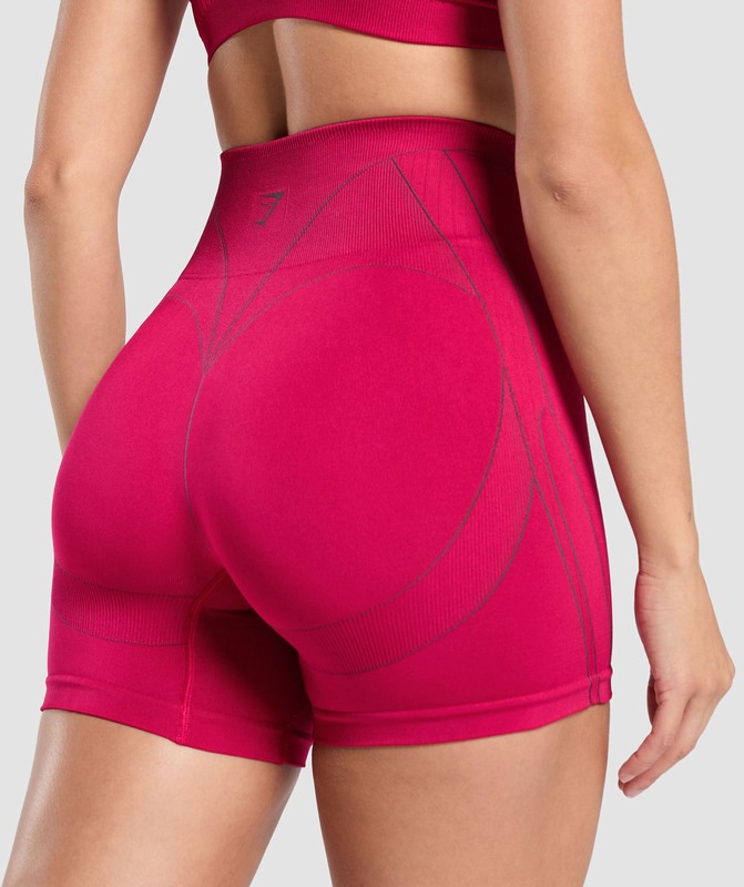 Gymshark Apex Contrast Shorts Build Pink / Asphalt Grey | 78645MGVT