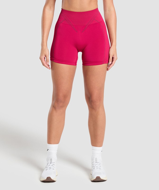Gymshark Apex Contrast Shorts Build Pink / Asphalt Grey | 78645MGVT