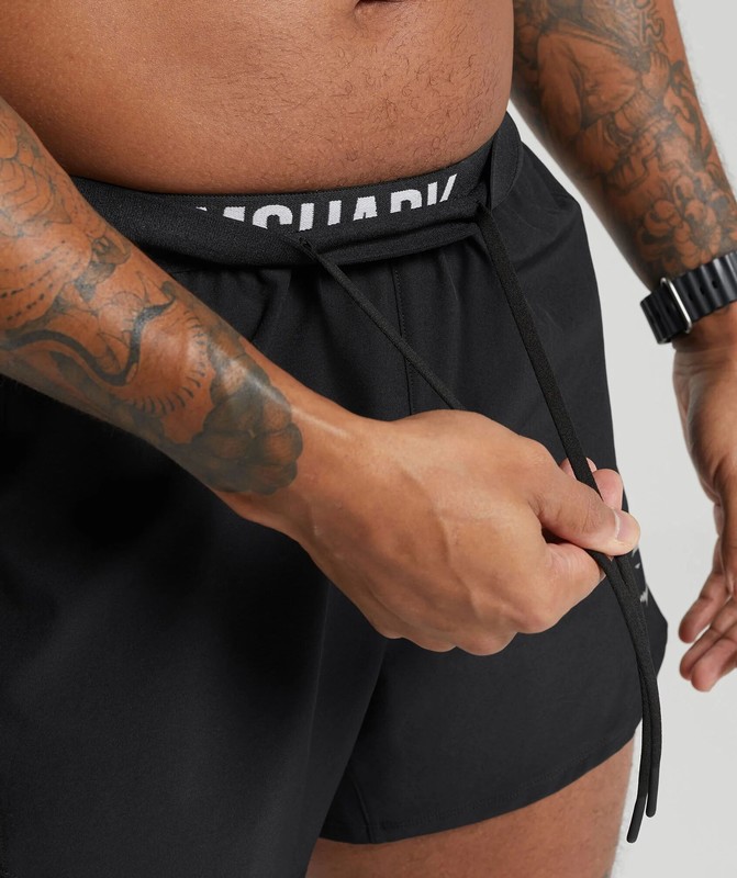Gymshark Apex Run 5" Shorts Black | 09163ALIG