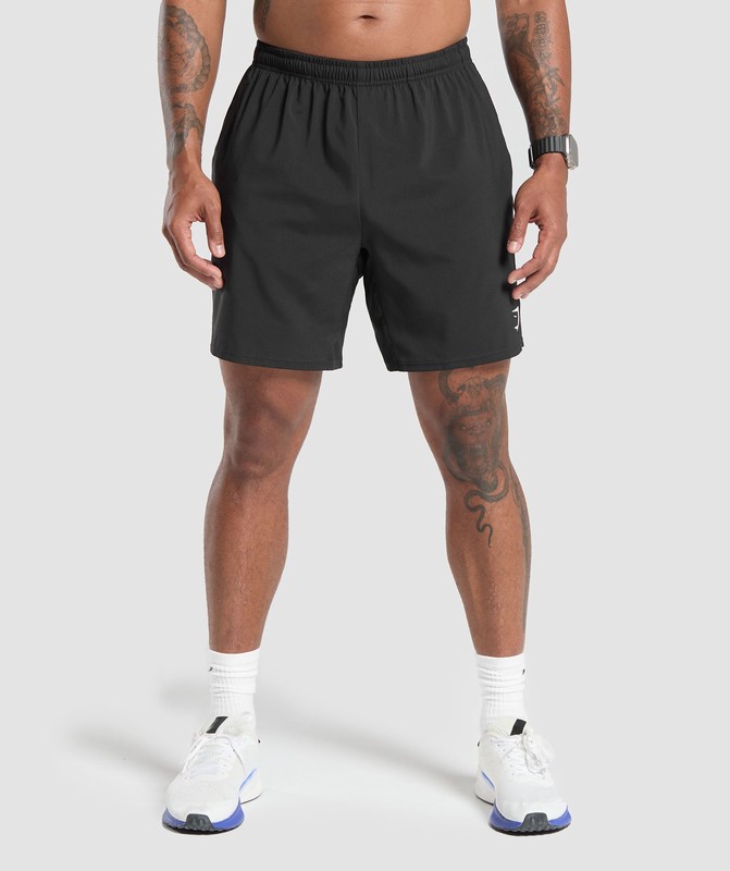 Gymshark Arrival Shorts Black | 39678GNUC