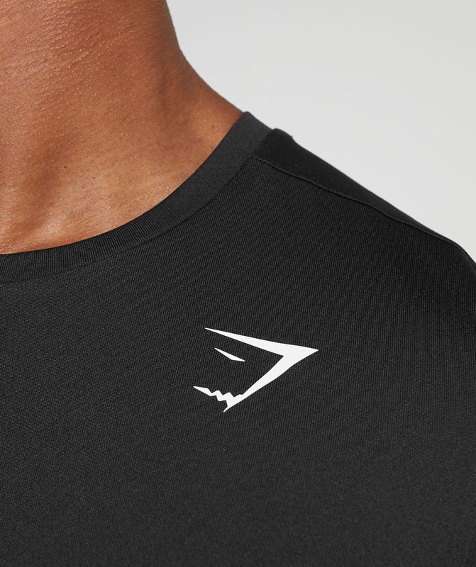 Gymshark Arrival T-Shirt Black | 45980ICGD