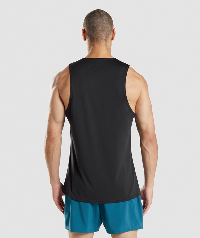Gymshark Arrival Tank Black | 60842DVSX