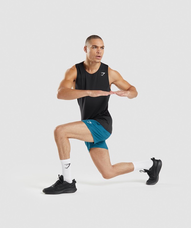 Gymshark Arrival Tank Black | 60842DVSX