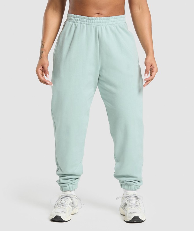 Gymshark Back Gains Graphic Joggers Morning Blue | 90243HKRW