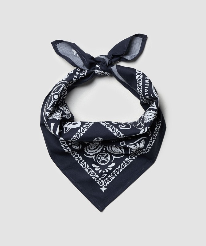 Gymshark Bandana Heavy Blue / White | 93410QHJX