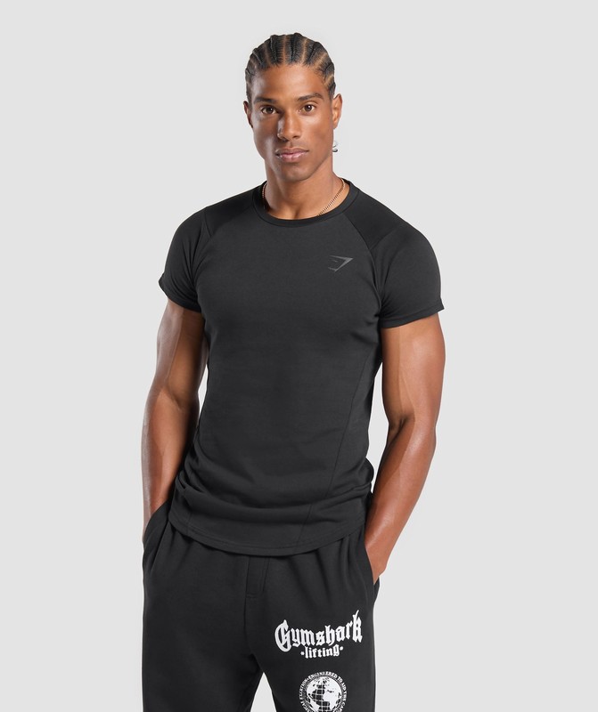 Gymshark Bold T-Shirt Black | 56903RYST