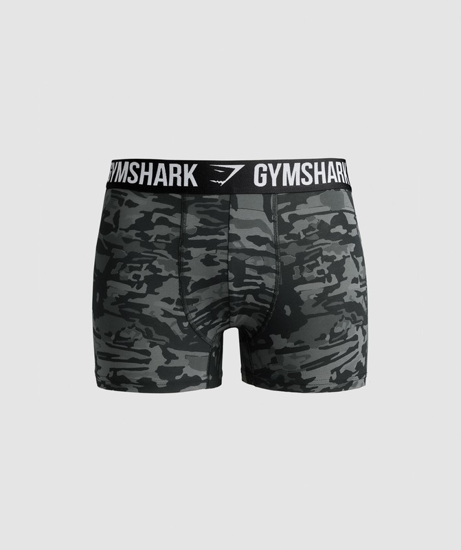 Gymshark Boxer Brief Asphalt Grey | 19835RCIK