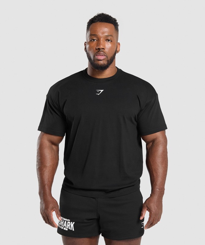 Gymshark Build Your Legacy Graphic T-Shirt Black | 07596IAFU