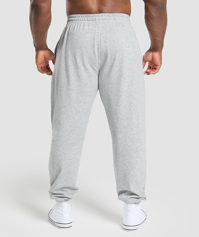 Gymshark Bulking Season Joggers Light Grey Core Marl | 89305ESQG