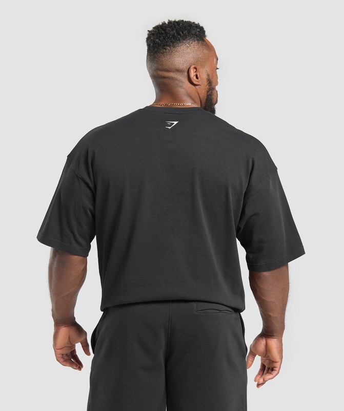 Gymshark CBUM Graphic T-Shirt Black | 70213GKQC