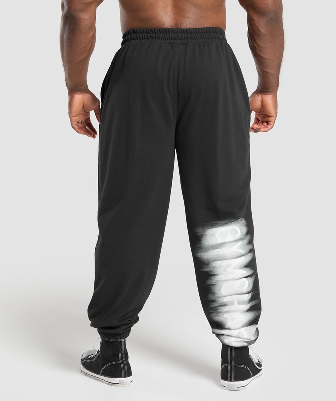 Gymshark Chalk Joggers Black | 64928BLUW