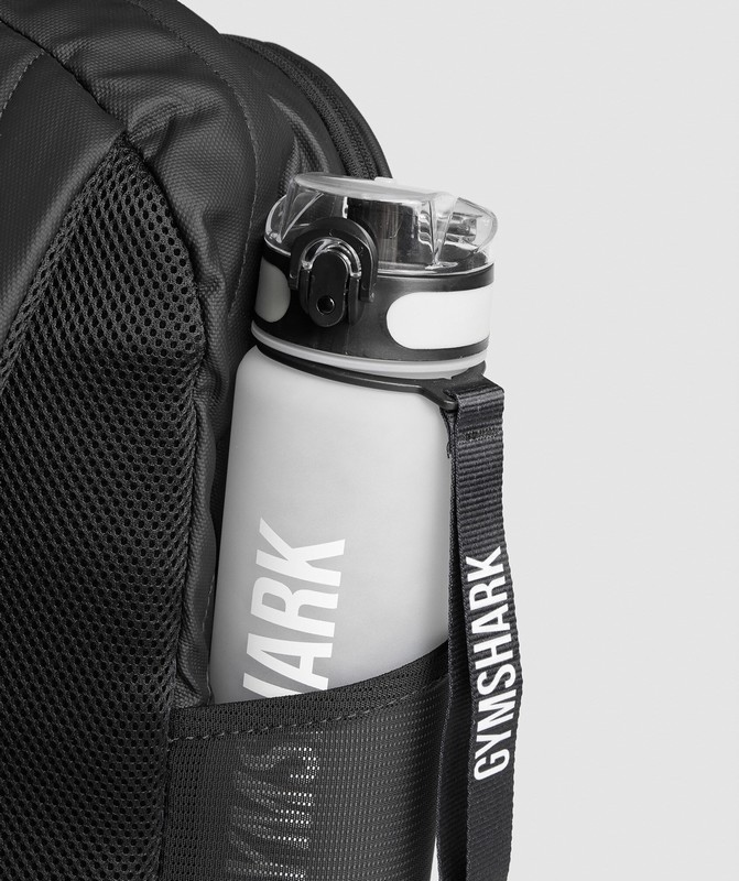 Gymshark Coated Pursuit Backpack Black | 87043DLIT