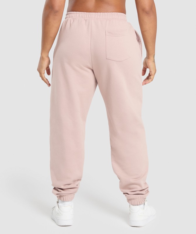 Gymshark Collegiate Joggers Muted Pink | 25187MZQF