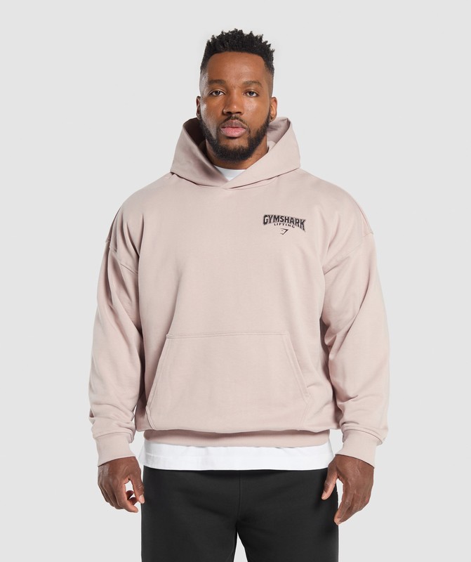 Gymshark Committed to the Craft Hoodie Muted Pink | 96317SVOZ