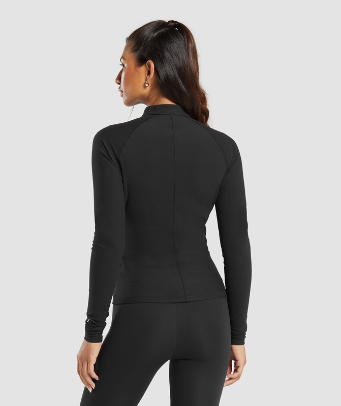 Gymshark Conditioning Full Zip Jacket Black | 80315GTNP