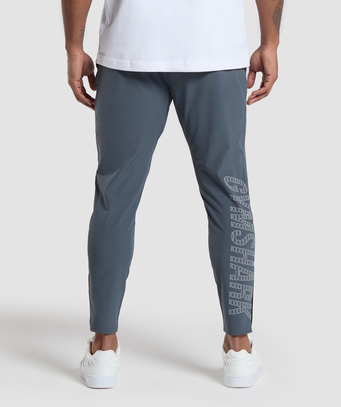 Gymshark Conditioning Goods Woven Joggers Titanium Blue | 30128TGBY