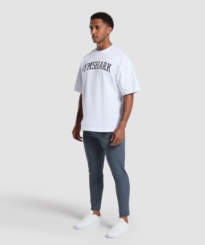 Gymshark Conditioning Goods Woven Joggers Titanium Blue | 30128TGBY