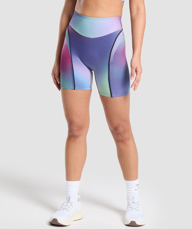 Gymshark Contour Shorts Mystic Lilac / Black | 09643VMPE