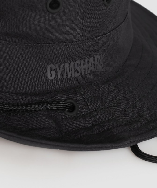 Gymshark Cord Bucket Hat Black | 53806BRFH