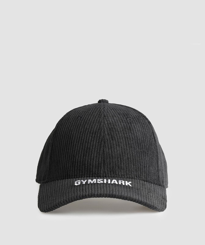 Gymshark Cord Cap Black | 73695HYTE