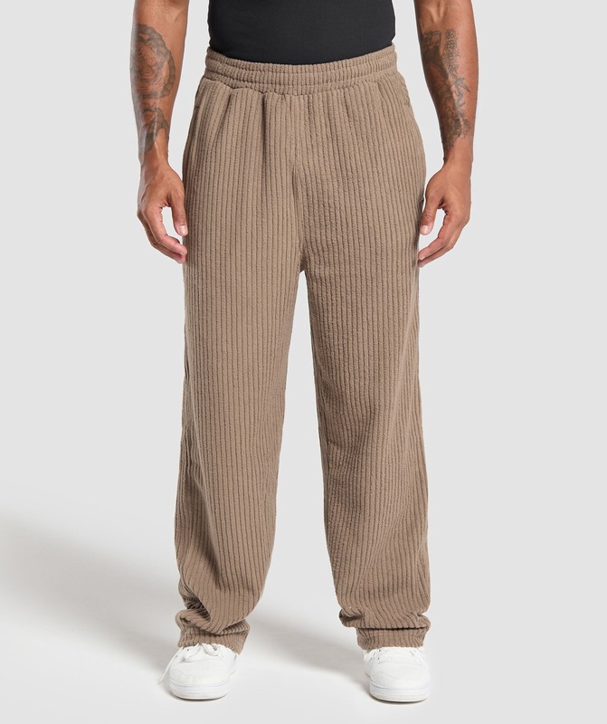 Gymshark Cord Pants Soul Brown | 61478SDNP