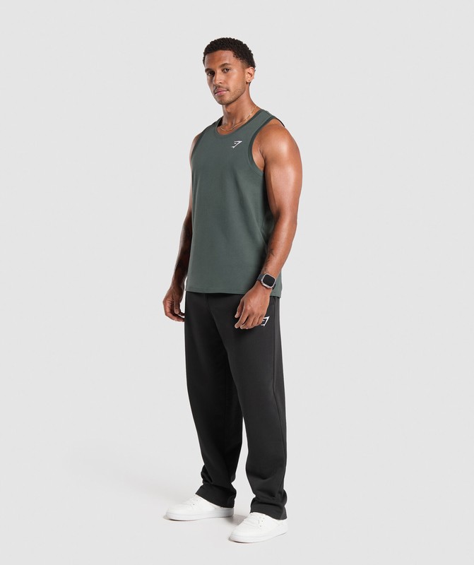 Gymshark Crest Tank Slate Teal | 01634TBKE
