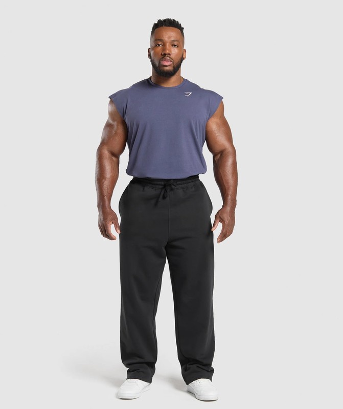 Gymshark Critical Cut Off Tank Weighted Purple | 41635YFLP