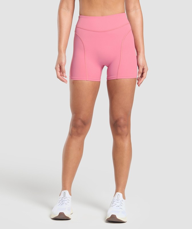 Gymshark Dipped Waistband Shorts Sunset Pink | 93784VSPW