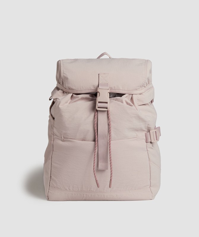 Gymshark Drawstring Backpack Muted Pink | 31760FGWO