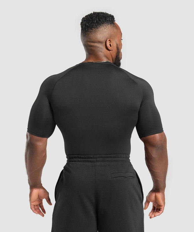 Gymshark Element T-Shirt Black | 02965GVUA