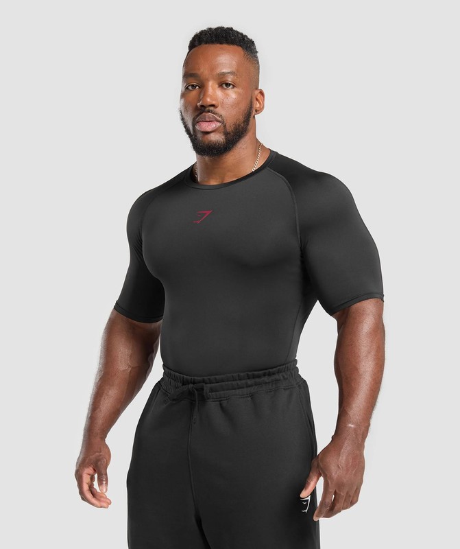 Gymshark Element T-Shirt Black | 02965GVUA