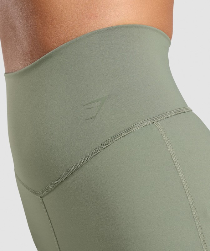 Gymshark Elevate Flared Leggings 2.0 Unit Green | 40619NCSZ