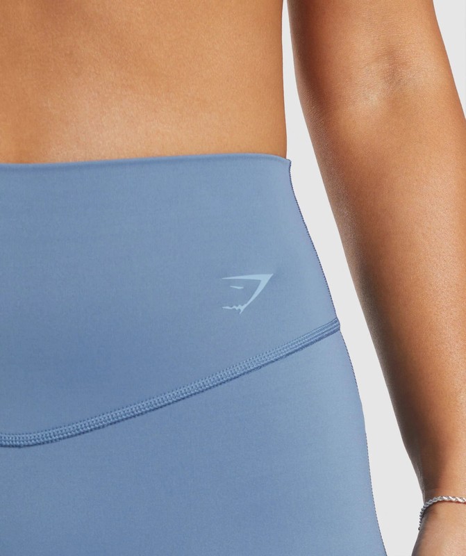 Gymshark Elevate Leggings Faded Blue | 73428IBYW