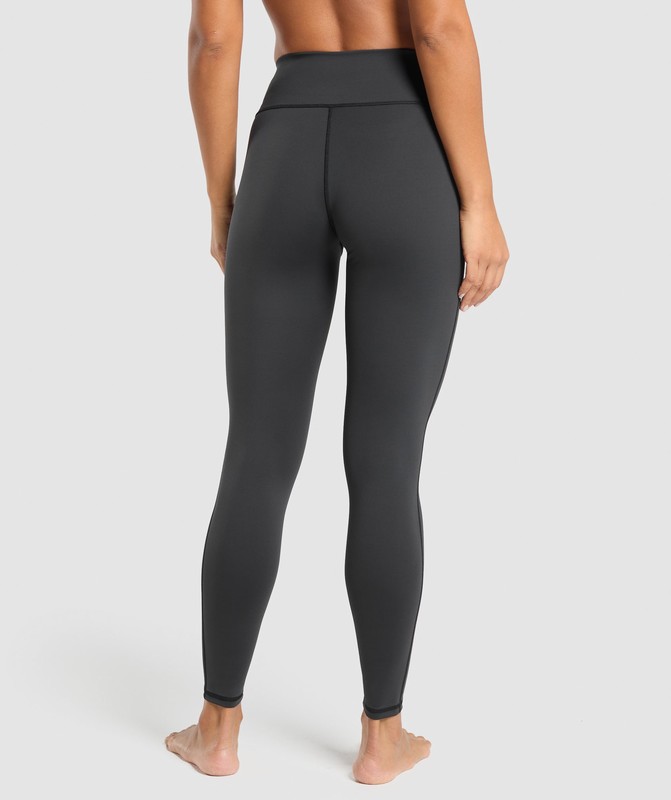Gymshark Elevate Regular Leggings 2.0 Black | 16053JTQB