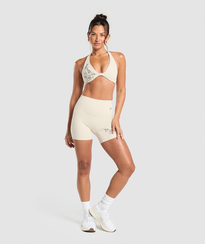 Gymshark Elevate Shorts Cream Beige | 53046WVPC