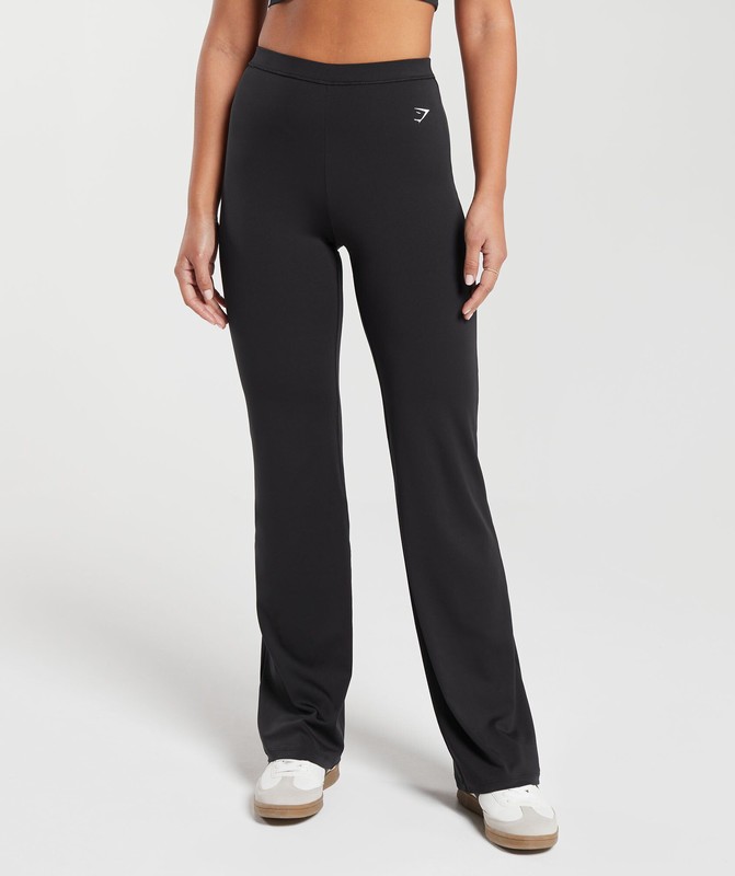 Gymshark Everyday Flare Legging Black | 05824ZPJM
