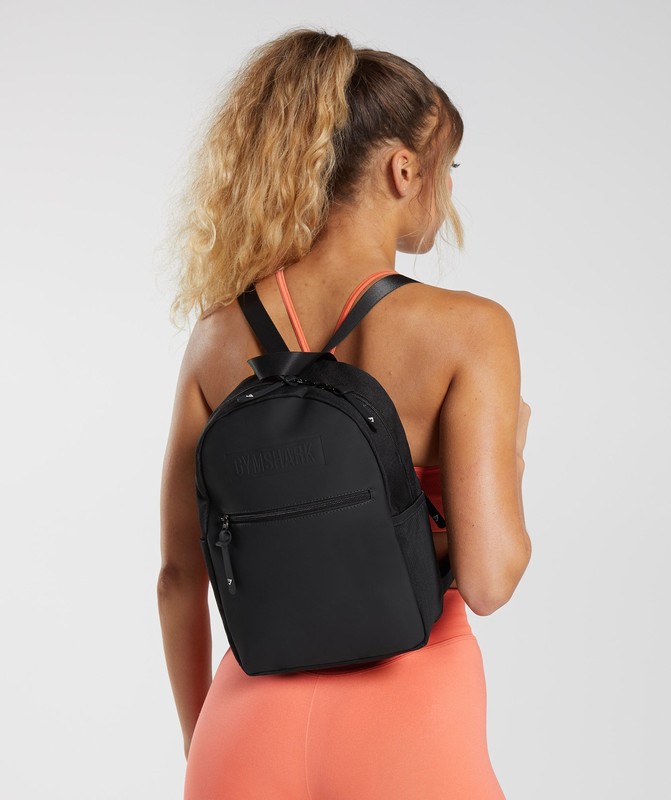 Gymshark Everyday Mini Backpack Black | 71854HOBI
