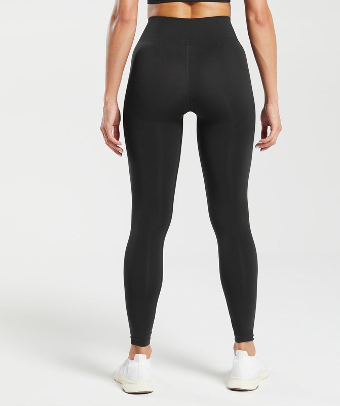 Gymshark Everyday Seamless Leggings Black | 04582ADVW
